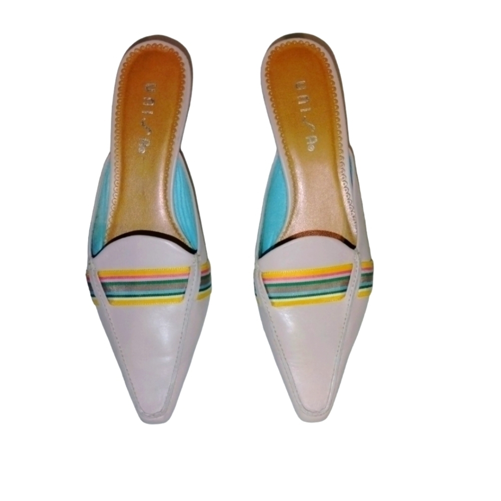 UNISA Pink Mandy Mules/Shoes SZ 6 1/2‎ B